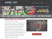 Tablet Screenshot of nitrofitgym.com